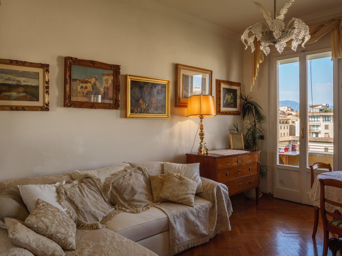 Apartamento Ponte Vecchio Terrace Florencia Exterior foto